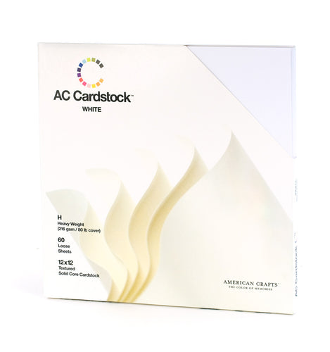 AC Cardstock - 60 Pack - 80 lb - White