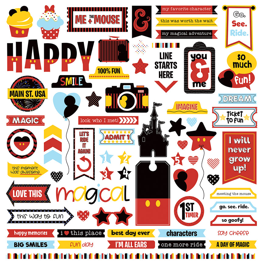 Photoplay: Another Day At The Park - 12x12 Elements Sticker Sheet
