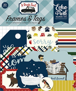Echo Park: Frames & Tags - A Dog's Tail
