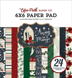 Echo Park: 6x6 Paper Pad - Away in a Manger