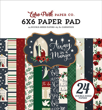 Echo Park: 6x6 Paper Pad - Away in a Manger