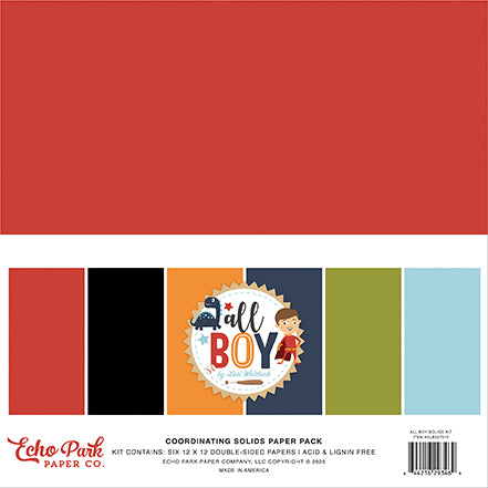 Echo Park: Coordinating Solids - All Boy