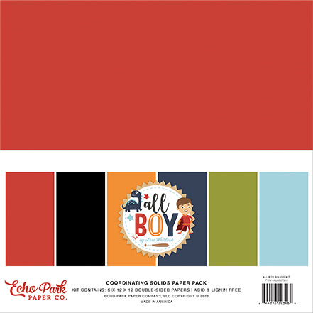 Echo Park: Coordinating Solids - All Boy