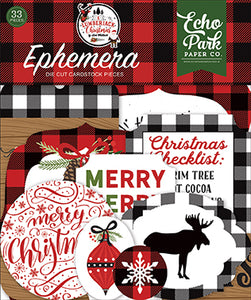 Echo Park: Ephemera - Lumberjack Christmas