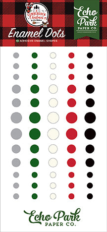 Echo Park: Enamel Dots - A Lumberjack Christmas