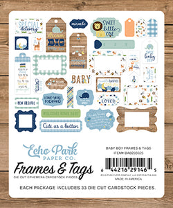 Echo Park: Baby Boy - Frames & Tags