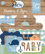 Load image into Gallery viewer, Echo Park: Baby Boy - Frames &amp; Tags