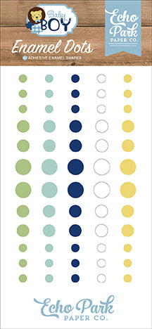 Echo Park: Baby Boy - Enamel Dots
