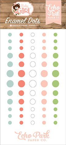 Echo Park: Baby Girl - Enamel Dots