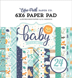 Echo Park: 6x6 Paper Pad - Hello Baby Boy
