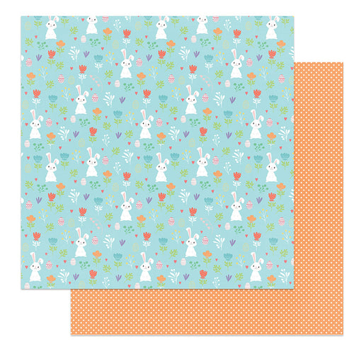 Photoplay: Baskets of Bunnies - Double sided printed paper - Hop Hop