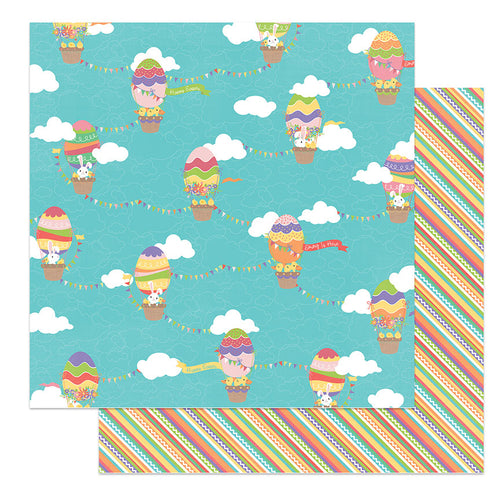Photoplay: Baskets of Bunnies - Double sided printed paper - Up and Away