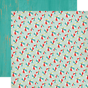 Carta Bella: 12x12 Double-Sided Paper - Beach Day - Beach Ball Bash
