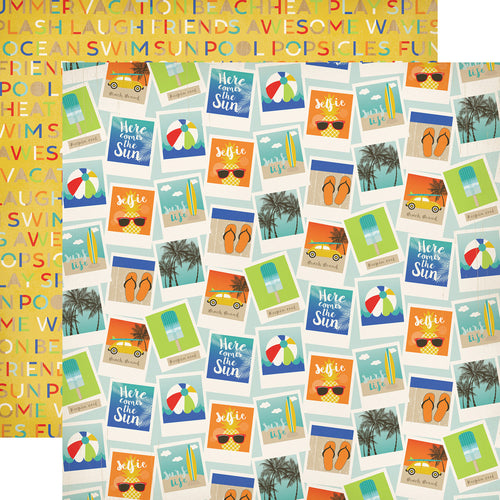 Carta Bella: 12x12 Double-Sided Paper - Beach Day - Capture Summer