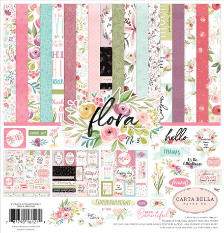 Carta Bella Kit:  Flora #3 by Jen Allyson