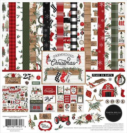 Carta Bella Kit:  Farmhouse Christmas