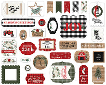 Load image into Gallery viewer, Carta Bella:  Ephemera - Farmhouse Christmas