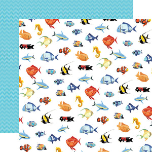 Carta Bella: 12x12 Double-Sided Paper - Fish March