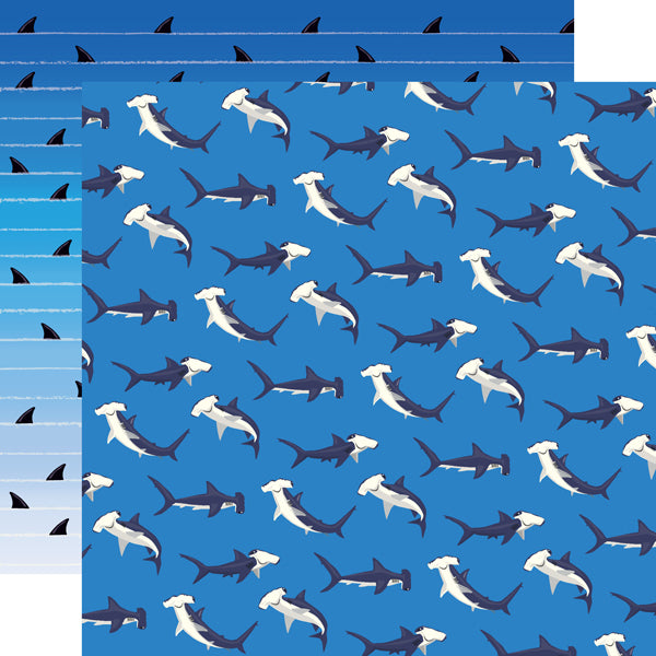 Carta Bella: 12x12 Double-Sided Paper - Shark Dance