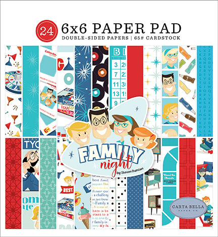 Carta Bella: Family Night - 6x6 Paper Pad