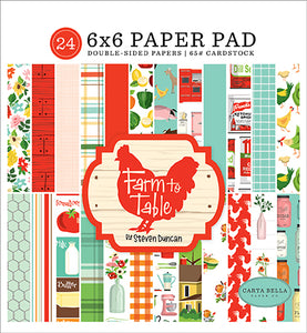 Carta Bella: 6x6 Paper Pad - Farm to Table