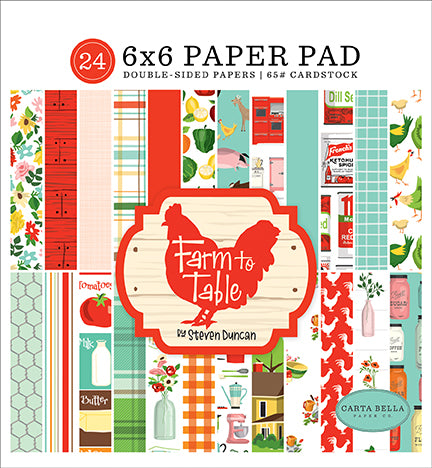 Carta Bella: 6x6 Paper Pad - Farm to Table