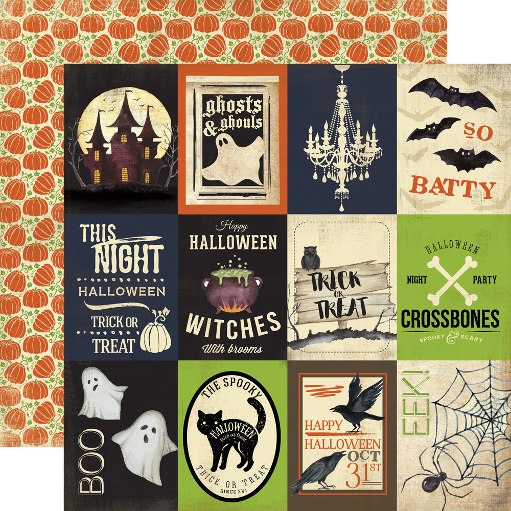 Carta Bella: Double-Sided Paper - Haunted - 3x4 Journaling Cards