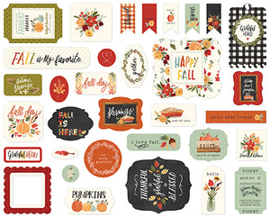 Carta Bella:  Ephemera - Hello Autumn