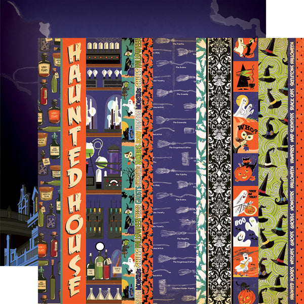 Carta Bella: Double-Sided Paper - Haunted House - Border Strips