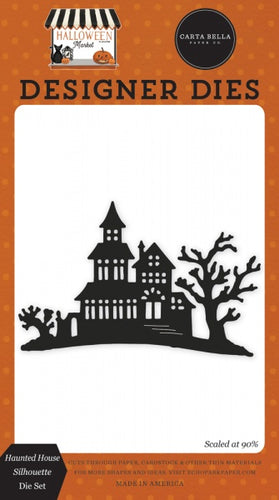 Carta Bella: 4x6 Stamps - Haunted House Silhouette