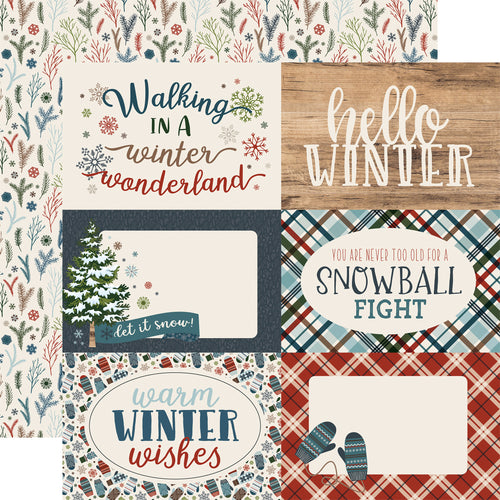 Carta Bella: 12x12 Double-Sided Scrapbook Paper - 4x6 Journaling Cards - Let It Snow