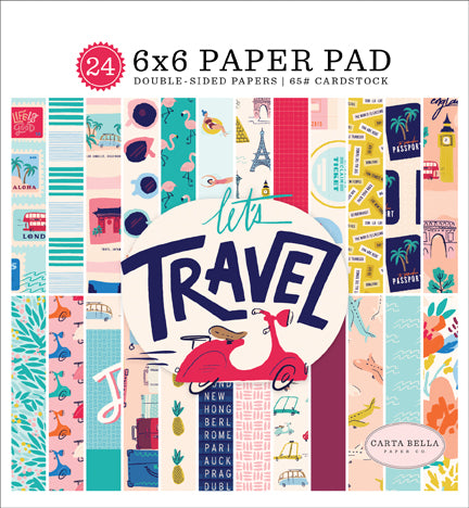 Carta Bella: 6x6 Paper Pad - Let's Travel
