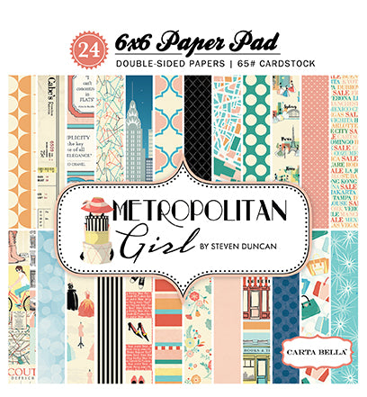 Carta Bella: 6x6 Paper Pad - Metropolitan Girl