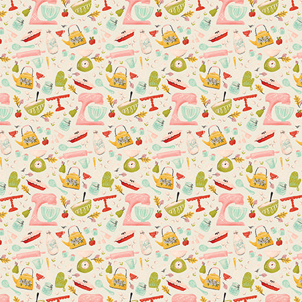 Carta Bella:  12x12 Paper - Single Sheet - Our House - Baking Time