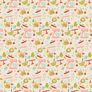 Carta Bella:  12x12 Paper - Single Sheet - Our House - Baking Time