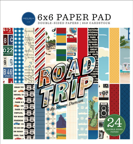 Carta Bella: 6x6 Paper Pad - Road Trip