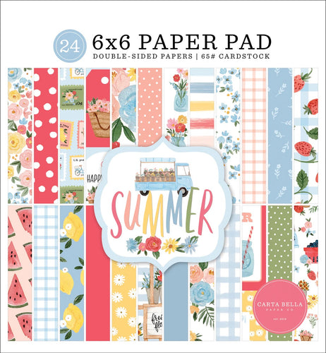 Carta Bella:  6x6 Pad of Paper - Summer