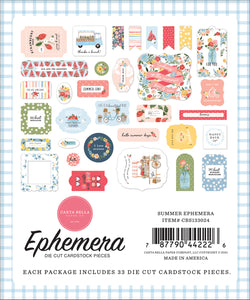 Carta Bella:  Ephemera - Summer