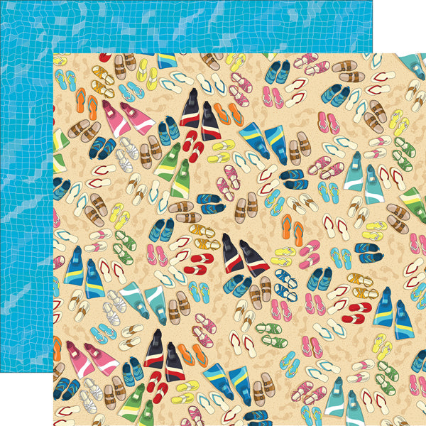 Carta Bella: 12x12 Double-Sided Paper - Toes in the Sand