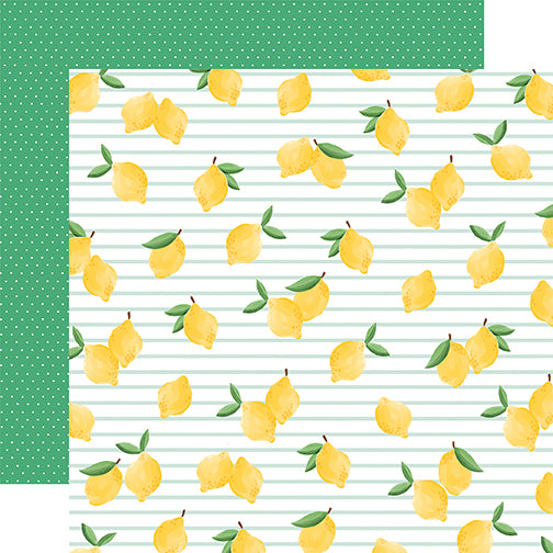 Carta Bella: 12x12 Double-Sided Paper - Summer Market - Lovely Lemons