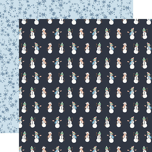 Carta Bella: 12x12 Double-Sided Paper - Winter Market - Snowmen