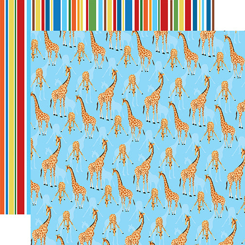 Carta Bella: 12x12 Double-Sided Paper - Zoo Adventure - Giraffes