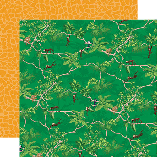 Carta Bella: 12x12 Double-Sided Paper - Zoo Adventure - Monkeys