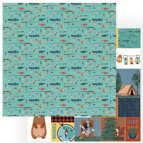 Photoplay: Camp Happy Bear - Single Sheets - Gone Fising