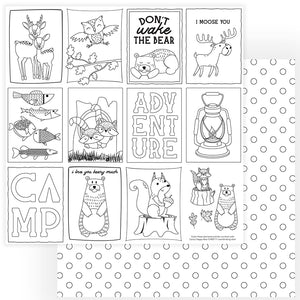 Photoplay: Camp Happy Bear - Single Sheets - Color Me Camp Happy Bear