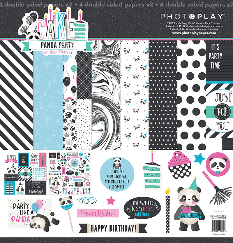 Photoplay Kit:  Cake Panda Party