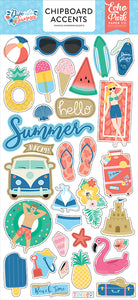 Echo Park: Dive Into Summer - Chipboard Accents