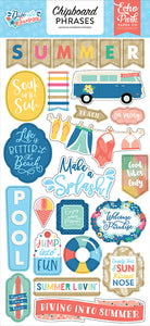Echo Park: Dive Into Summer - Chipboard Phrases