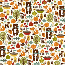 Load image into Gallery viewer, Echo Park:  12x12 Paper - Single Sheet - Fall is in the Air - Fall Friends