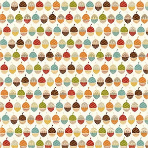 Echo Park:  12x12 Paper - Single Sheet - Fall is in the Air - Harvest Acorns